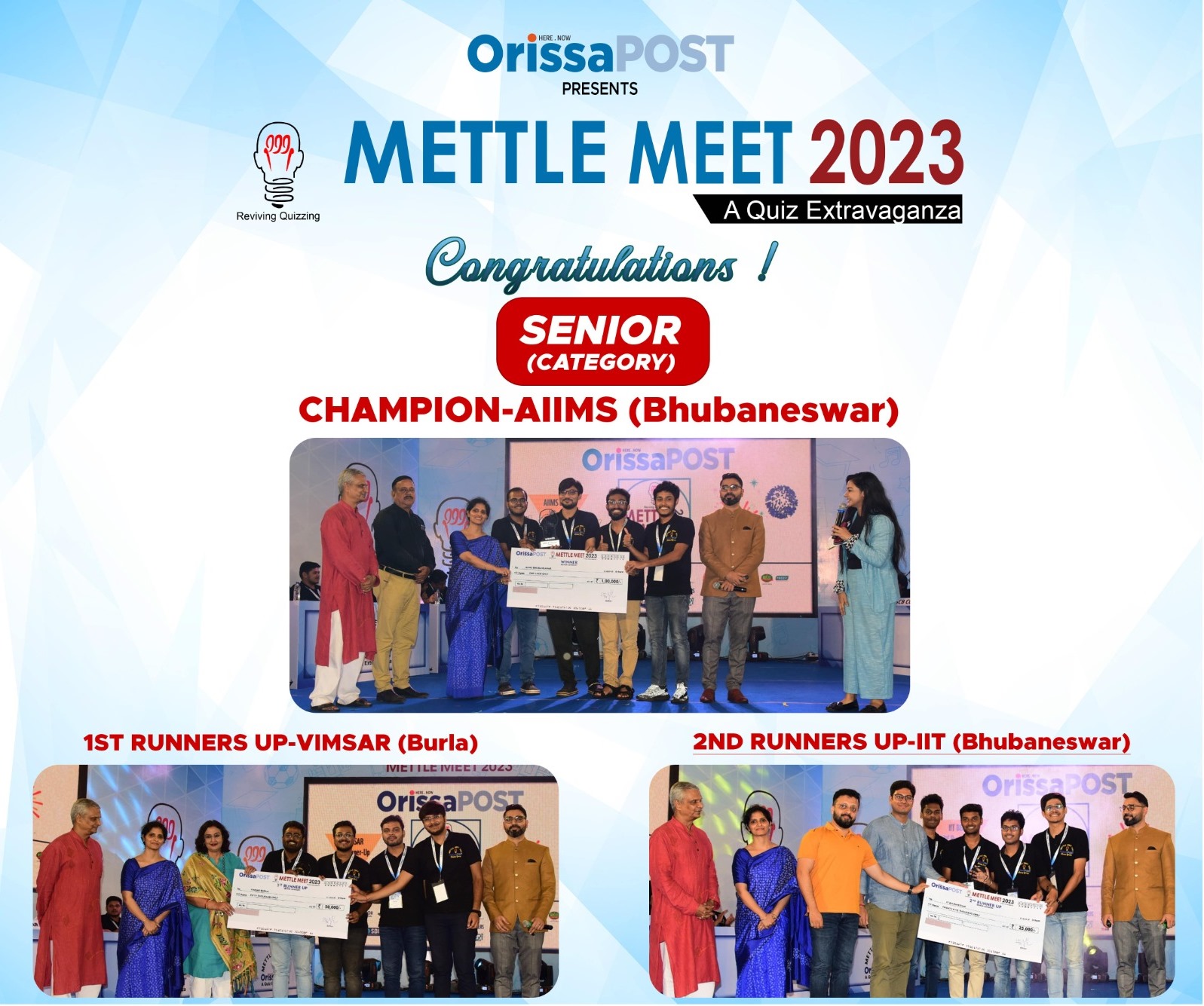 Mettle Meet 2023 - Seniors Winners